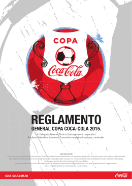 general copa coca-cola 2015. - Copa Coca