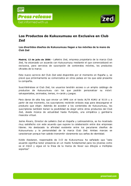 Los Productos de Kukuxumusu en Exclusiva en Club Zed