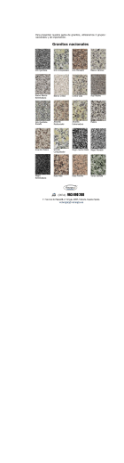 catálogo pdf de granito y mármoles para encimeras o
