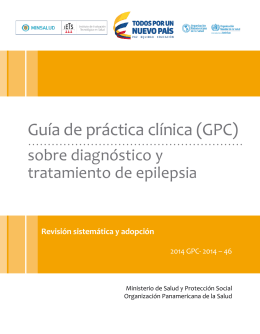 GPC Completa - Guías de Práctica Clínica
