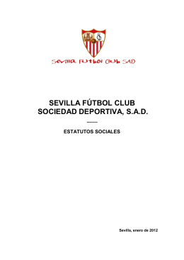 Estatutos Sevilla Fútbol Club