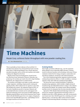 Case Study Machine Industry: Production Machinery Mazak