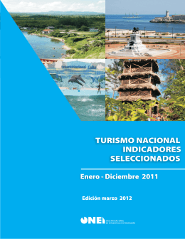 Turismo nacional.cdr - Oficina Nacional de Estadísticas
