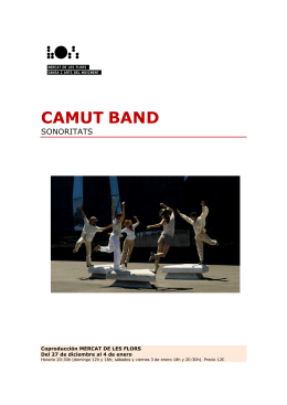 DP Camut Band cast - Mercat de les flors