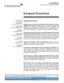 European Economics - Credit Suisse | PLUS