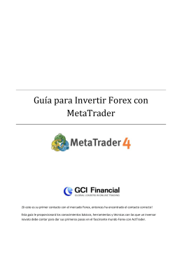 Guía para Invertir Forex con MetaTrader