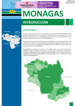 Monagas - Datos Generales - Artículo - PDF