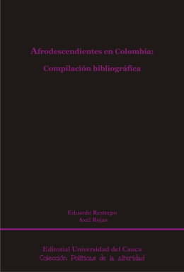 Afrodescendientes en colombia: compilación bibliografica