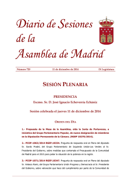 DD.SS.: 720 - Asamblea de Madrid