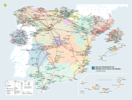 Mapa: Red de Transporte de energía eléctrica, con centrales