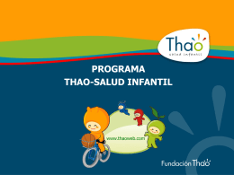 PROGRAMA THAO-SALUD INFANTIL