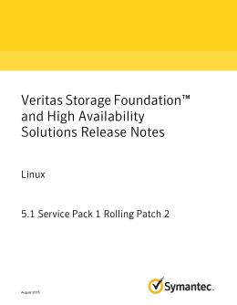 Veritas Storage Foundation™ and High - SORT