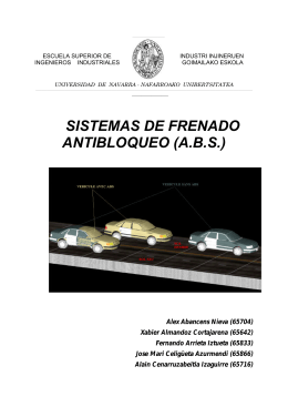 SISTEMAS DE FRENADO ANTIBLOQUEO (A.B.S.)
