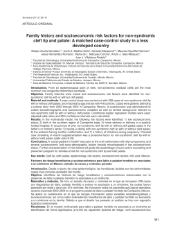 Family history and socioeconomic risk factors for non