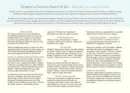 Dreams La Romana Resort & Spa – REPÚBLICA DOMINICANA