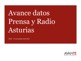 Avance datos Prensa y Radio Asturias