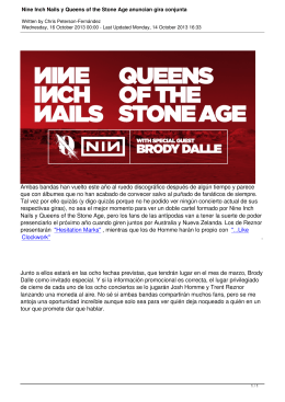 Nine Inch Nails y Queens of the Stone Age anuncian gira conjunta