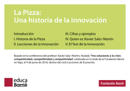 La Pizza: Una historia de la innovación