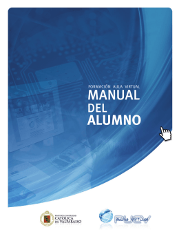 Descarga el Manual para Alumnos - Aula Virtual PUCV
