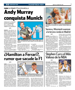 andy Murray conquista Munich