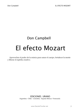 El Efecto Mozart - cienciasdelaeduciz