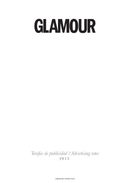 Tarifas Glamour Revista 2015