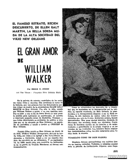 El gran amor de William Walker - Revista Conservadora