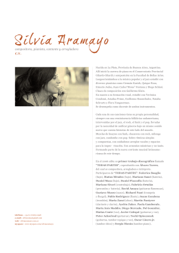 CV - Silvia Aramayo