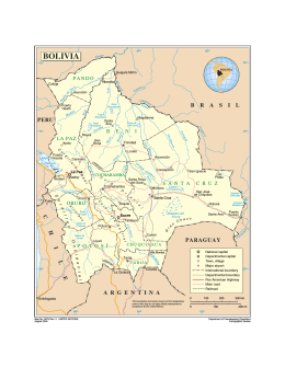 Mapa de Bolivia - the United Nations