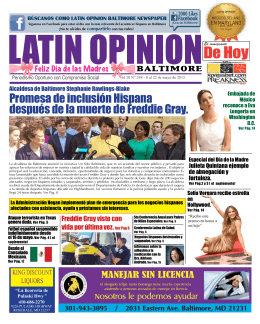 edicion 248 - Latin Opinion Baltimore Newspaper