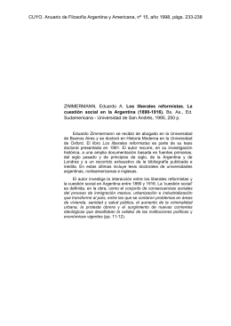 CUYO. Anuario de Filosofía Argentina y Americana, nº 15, año 1998