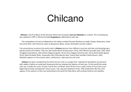 Chilcano - José Luis Madueño