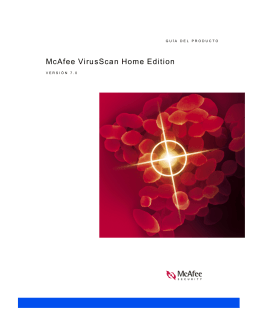 McAfee VirusScan Home Edition - Software antivirus, seguridad en