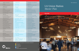 Spring 2014 -- Overview - LA Union Station Master Plan