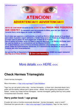 Check Hermes Trismegisto