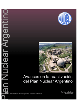 Avances en la reactivación del Plan Nuclear Argentino