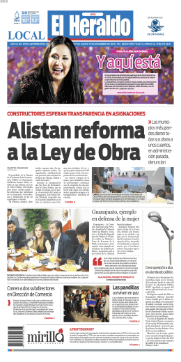 Pagina PDF para CTP - El Heraldo de León