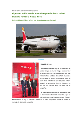 El primer avión con la nueva imagen de Iberia volará mañana