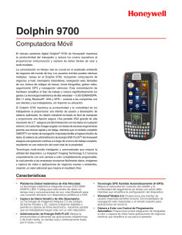 Especificaciones Técnicas del Dolphin 9700
