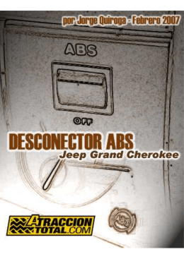 Desconectador de ABS en un GRAND CHEROKEE