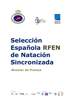 Selección Española RFEN de Natación Sincronizada