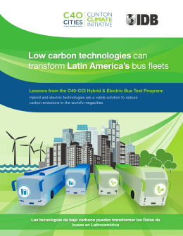 Low carbon technologies can transform Latin America`s bus fleets