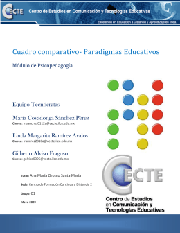 Cuadro comparativo- Paradigmas Educativos - etic