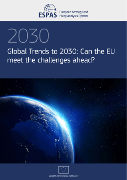 Global Trends to 2030: Can the EU meet the challenges ahead?