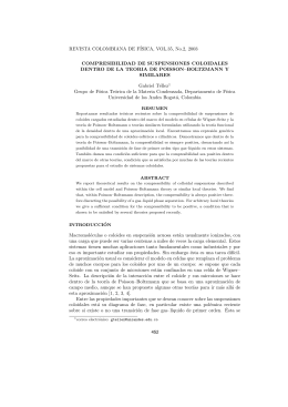 REVISTA COLOMBIANA DE FÍSICA, VOL.35, No.2, 2003
