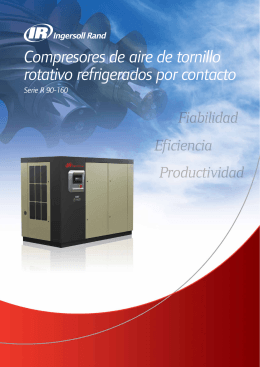 Compresores de aire de tornillo rotativo refrigerados por contacto