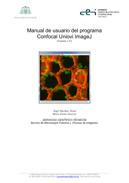 Manual de usuario del programa Confocal Uniovi ImageJ