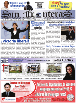 60 Ejemplar del Periodico SinFronterasNews.indd
