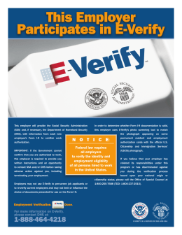 Participates in E-Verify This Employer