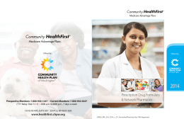 Community HealthFirst Prescription Drug Formulary and Network